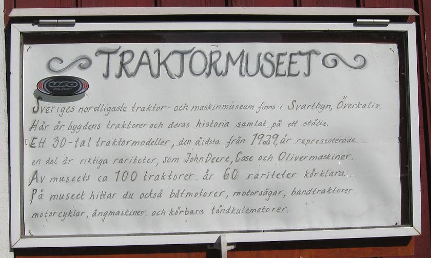 Traktormuseet i Svartbyn