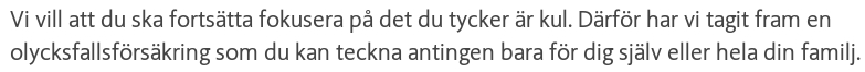 Kul olycksfallsf�rs�kring