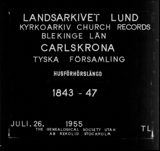 Karlskrona Tyska AI:8, Rekolid 1955